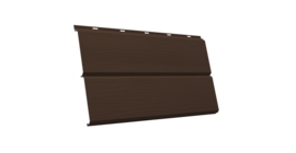 ЭкоБрус 3D 0,345 GL 0.5 Satin Matt с пленкой RAL 8017 шоколад