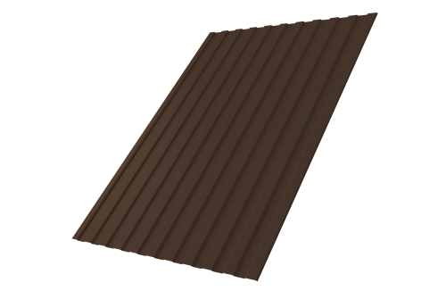 Профнастил С8А 0,45 Drap TwinColor RAL 8017 шоколад