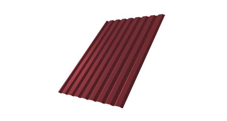 Профнастил С20A 0,45 Drap ST RAL 3005 красное вино