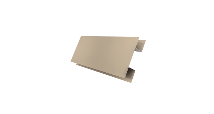 Планка H-образная Экобрус 0,45 Drap TX RAL 1015 светлая слоновая кость (2м)