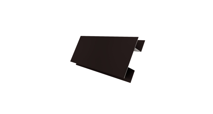 Планка H-образная Экобрус 0,5 Drap TX RAL 9005 черный (3м)