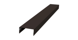 Крышка 30х15 жалюзи Texas 0,45 Drap TX RR 32 темно-коричневый (2м)