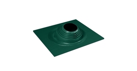 Проходной элемент MF CN угловой №6 (200-280мм) +240 силиконовый (металлический окрашенный фланец) зеленый